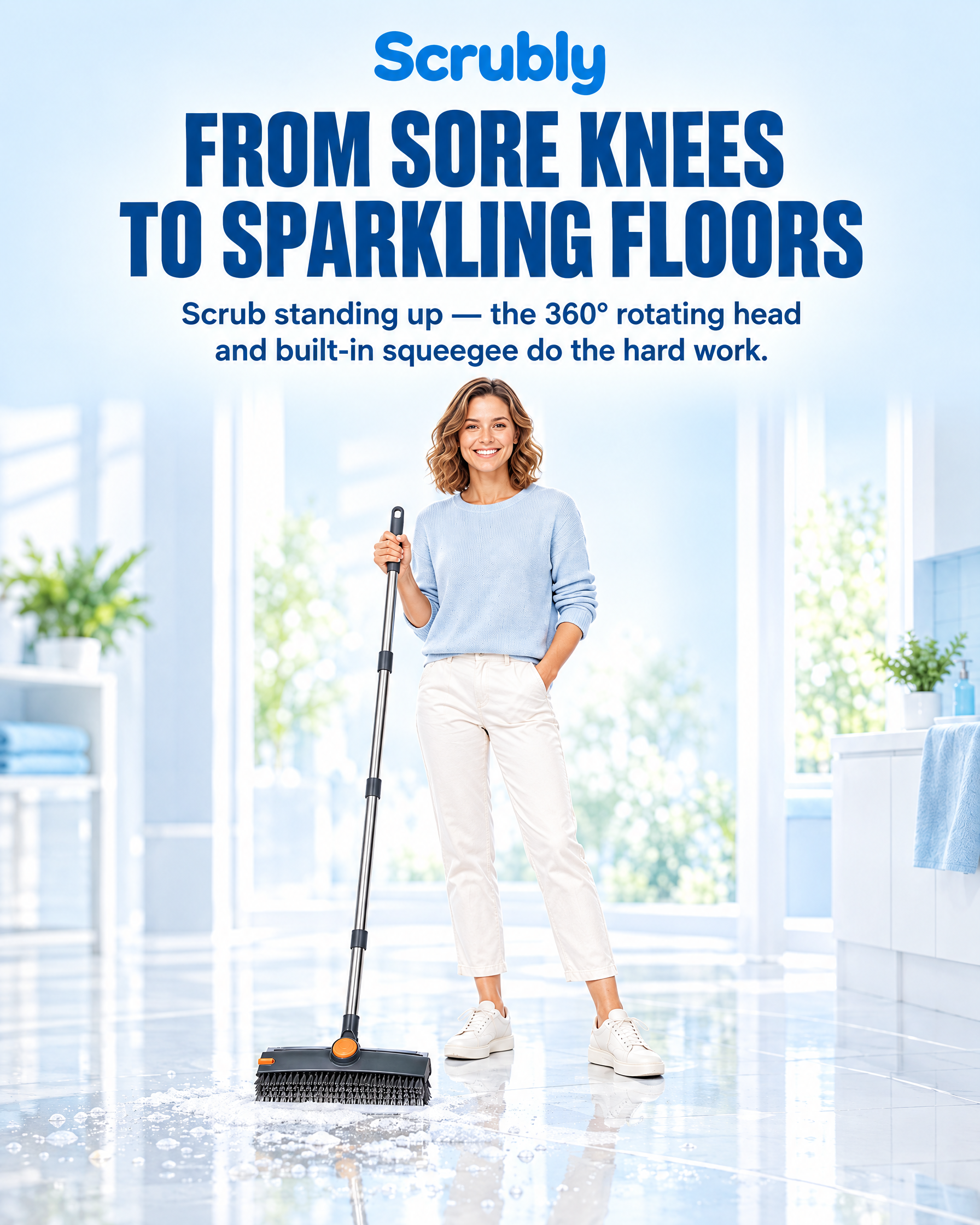 Scrubly - from sore knees to sparkling floors