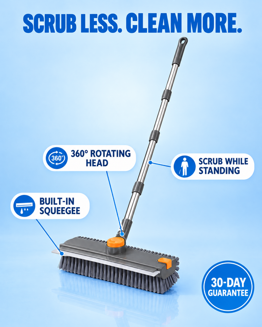 Scrubly 3-in-1 rotating scrub brush - scrub less, clean more